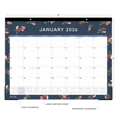 2026 Blue Sky Ashlyn 22 x 17 Monthly Desk Calendar (148618-26)