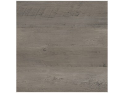 Bush Furniture Homestead 66"H 4-Shelf Bookcase with Adjustable Shelves, Driftwood Gray Laminated Wood (HOB166DG-03)