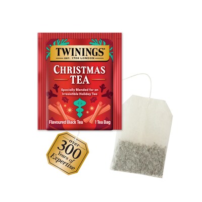 Twinings Christmas Tea Caffeinated Black Tea Bags, 20/Box (F06301)