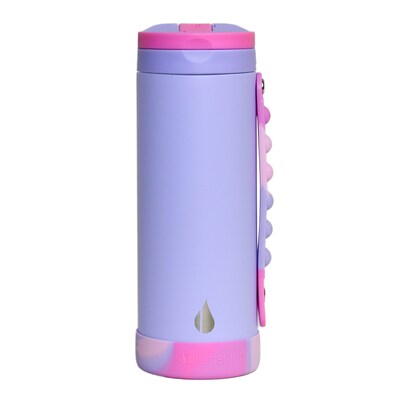 Elemental Iconic Pop Stainless Steel Triple Wall Insulated Water Bottle, 14 oz., Lilac Tie Dye (EMLEB14LCTD33P)
