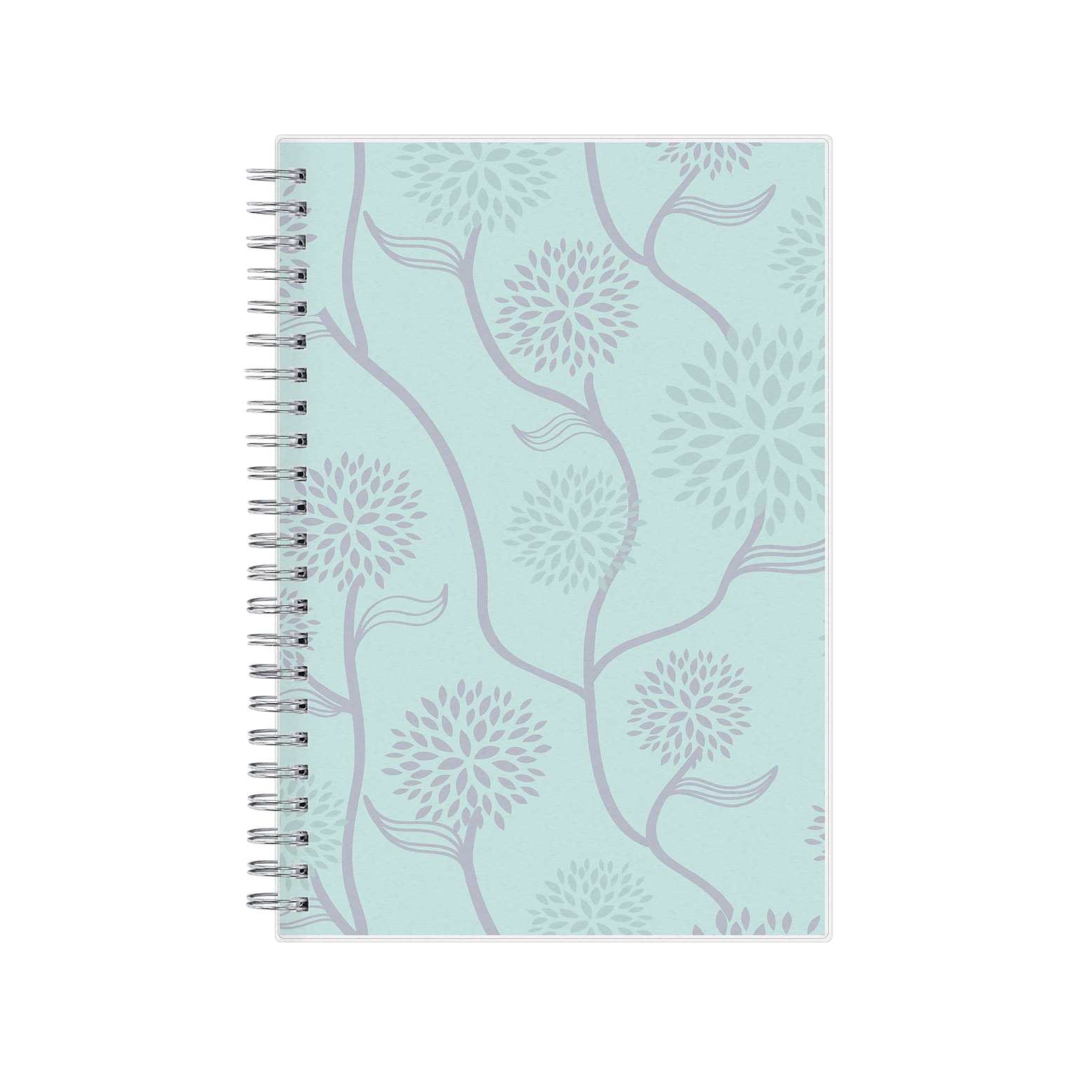 2025 Blue Sky Rue Du Flore 5 x 8 Weekly & Monthly Planner, Plastic Cover, Green/Purple (101603-25)