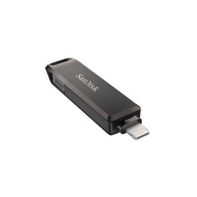 SanDisk Dual Phone 128GB USB 3.2 Type-C/Lightning Flash Drive, Black (SDIX70N-128G-AG6NE)