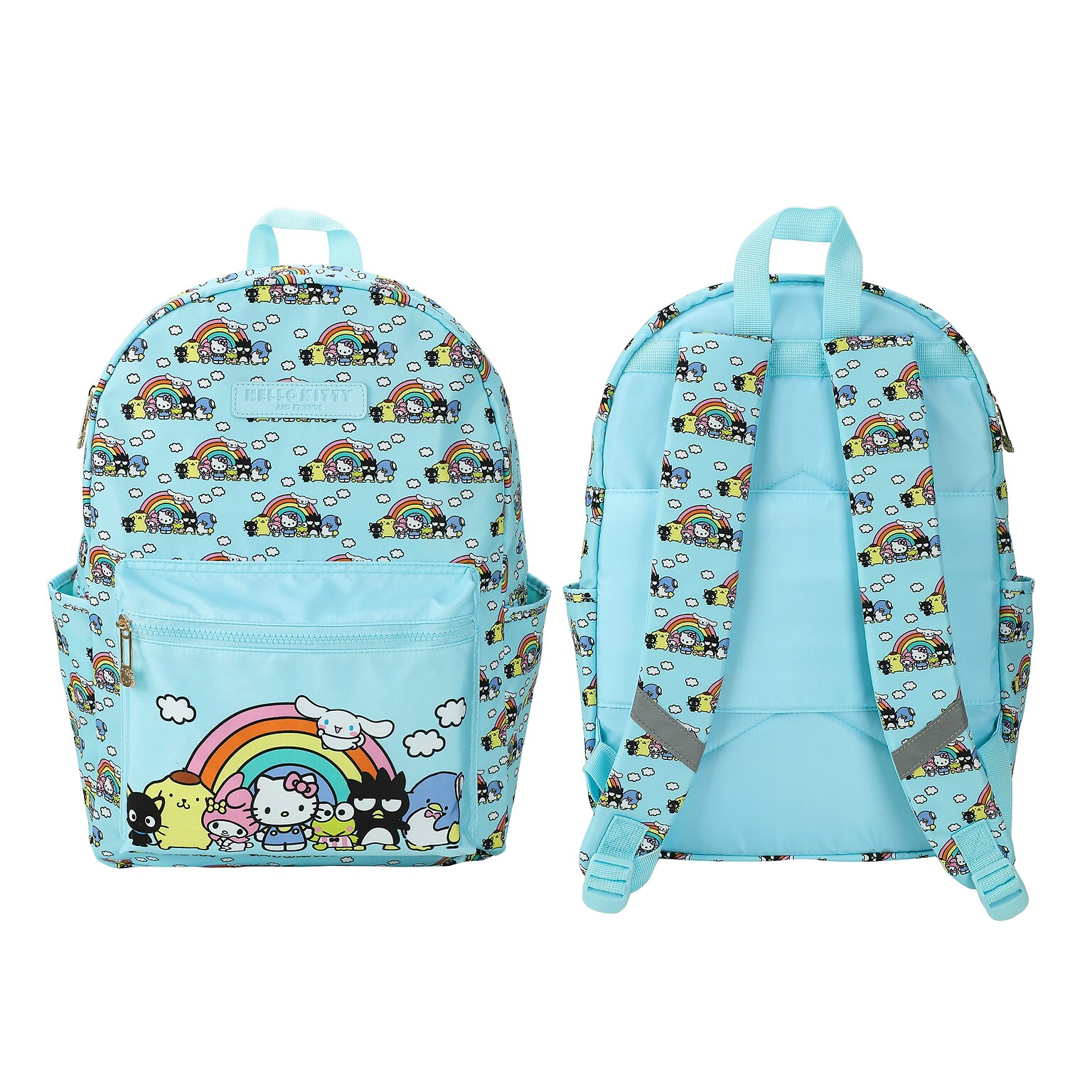 Bioworld Kids Hello Kitty and Friends Laptop Backpack, Large, Multicolored (BPA879SHSRPP00)
