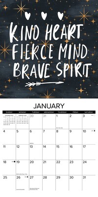 2026 Willow Creek Be Kind Every Day 12" x 12" Monthly Wall Calendar (50101X)
