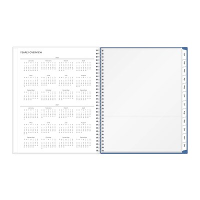 2026 Blue Sky Savoy 8.5" x 11"  Weekly & Monthly Planner, Plastic Cover, Multicolored (148762-26)