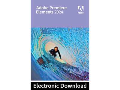 Adobe Premiere Elements 2024 for 1 User, Windows/Mac, Download (65330378)