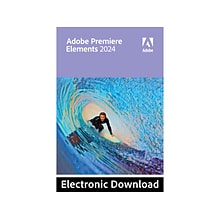 Adobe Premiere Elements 2024 for 1 User, Windows/Mac, Download (65330378)