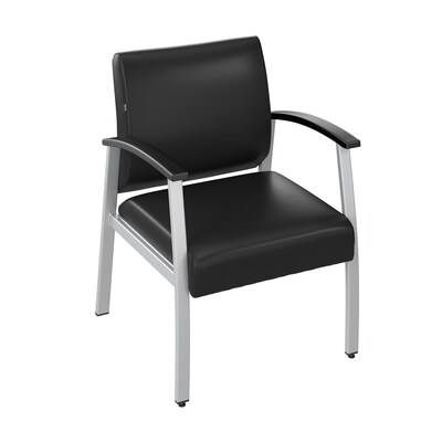 Bush Business Furniture Arrive Vinyl Guest Chair, Black (CH3901BVL-03)