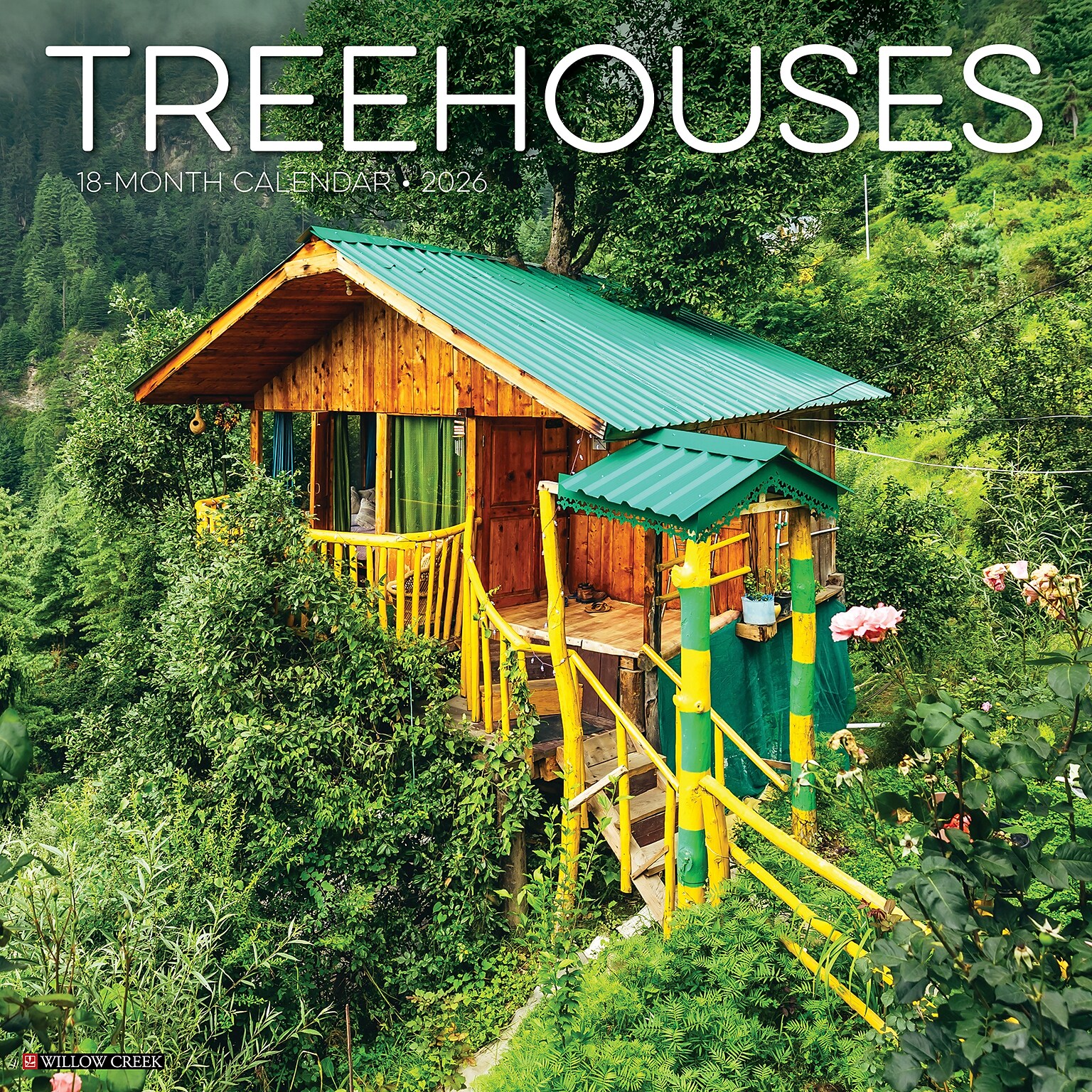 2026 Willow Creek Treehouses 12 x 12 Monthly Wall Calendar (53003)