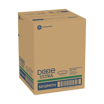 Dixie Ultra Pathways Paper Bowls, 12oz., Multicolor, 1000/Carton (SX12PATH)
