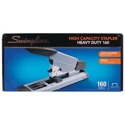 Swingline Heavy Duty Desktop Stapler, 160-Sheet Capacity, Platinum (39002)