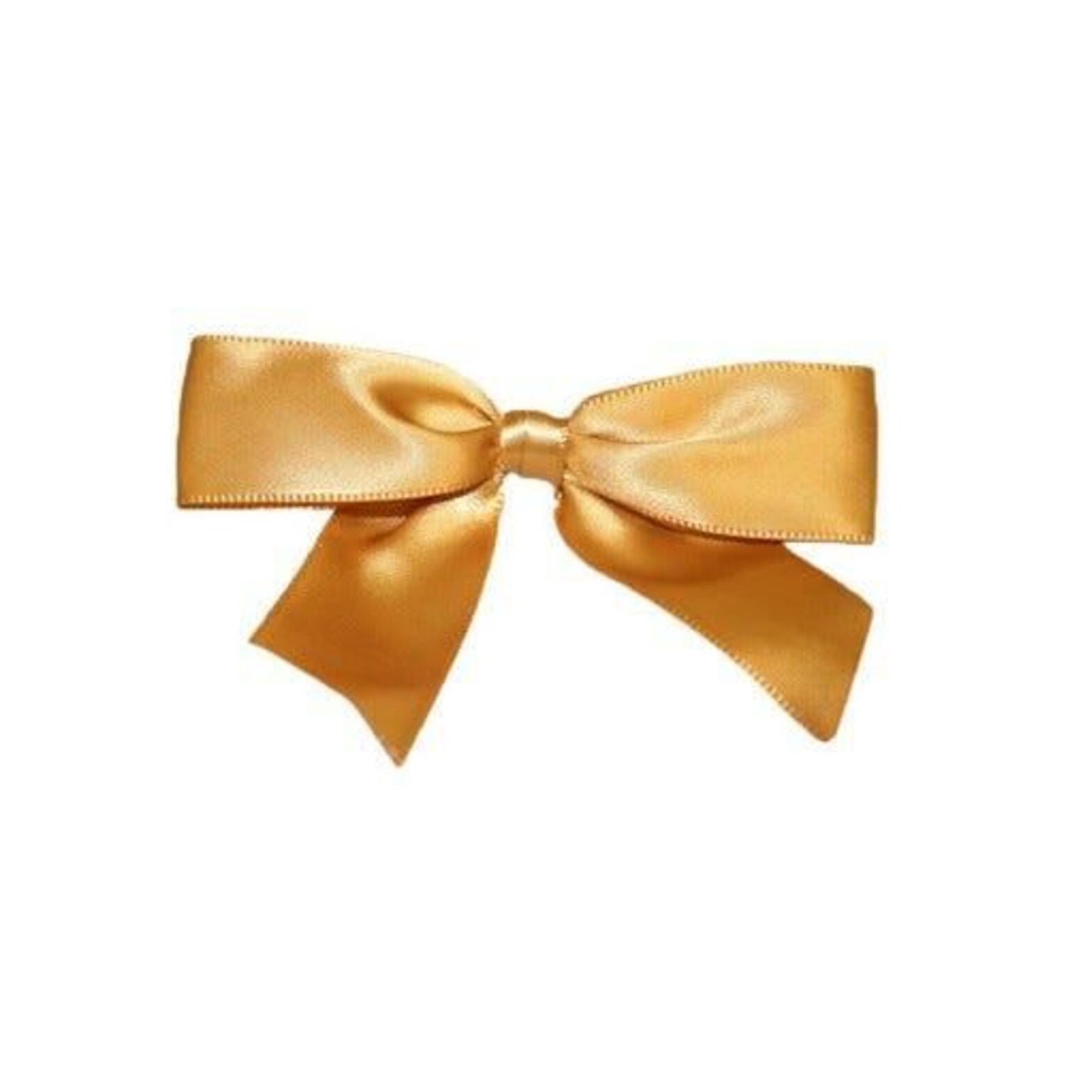 JAM Paper Ribbon Bows, Old Gold, 100/Pack (52640349206)