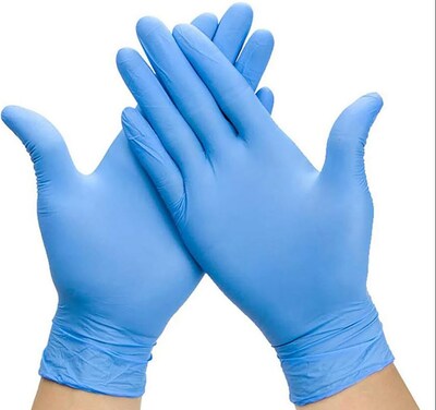 Nitrile Gloves, Powder-Free, Large, 100/Box