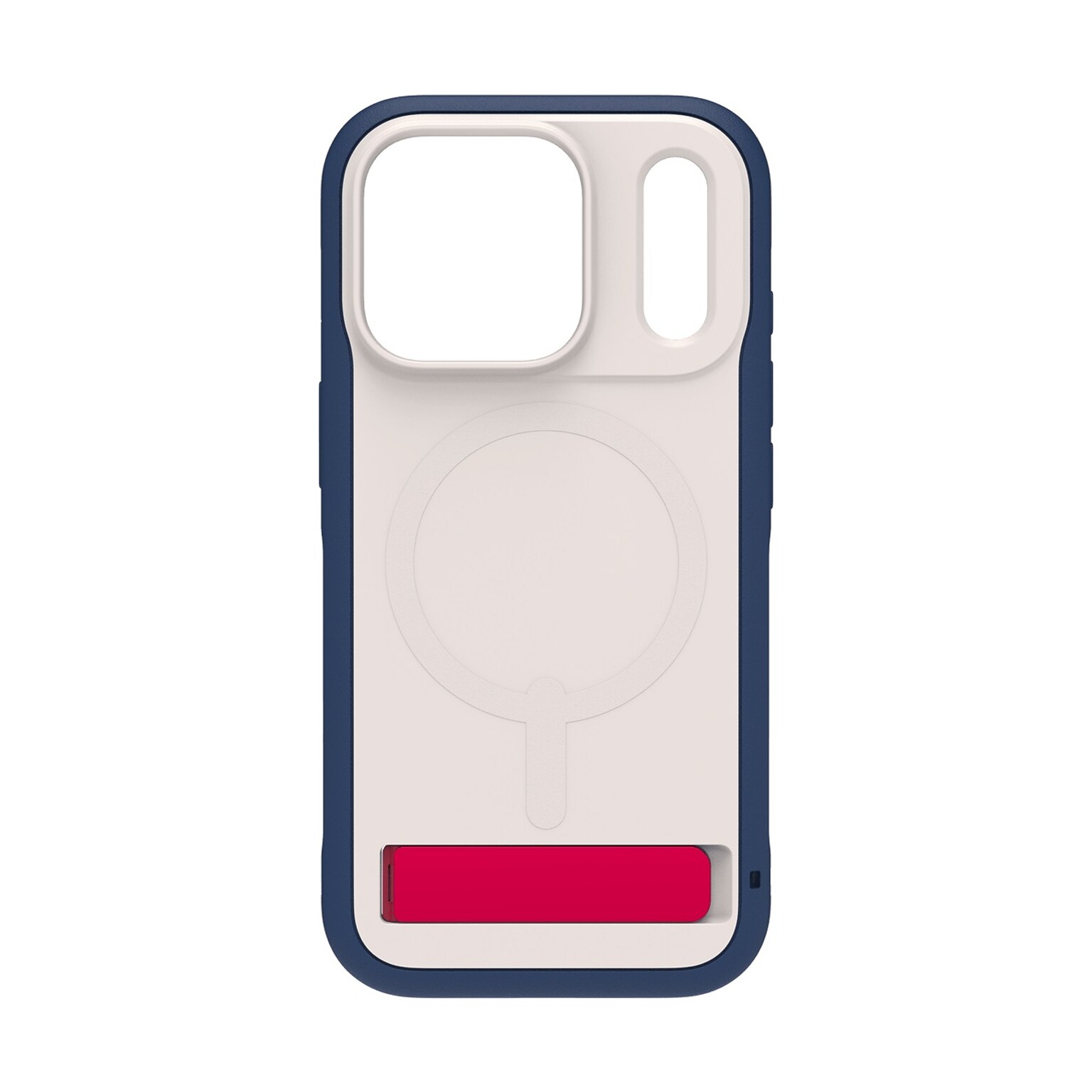 ZAGG Sedona Snap KS MagSafe Phone Case for iPhone 17 Pro, Shock Absorbing, Red Light/Blue (702319138)