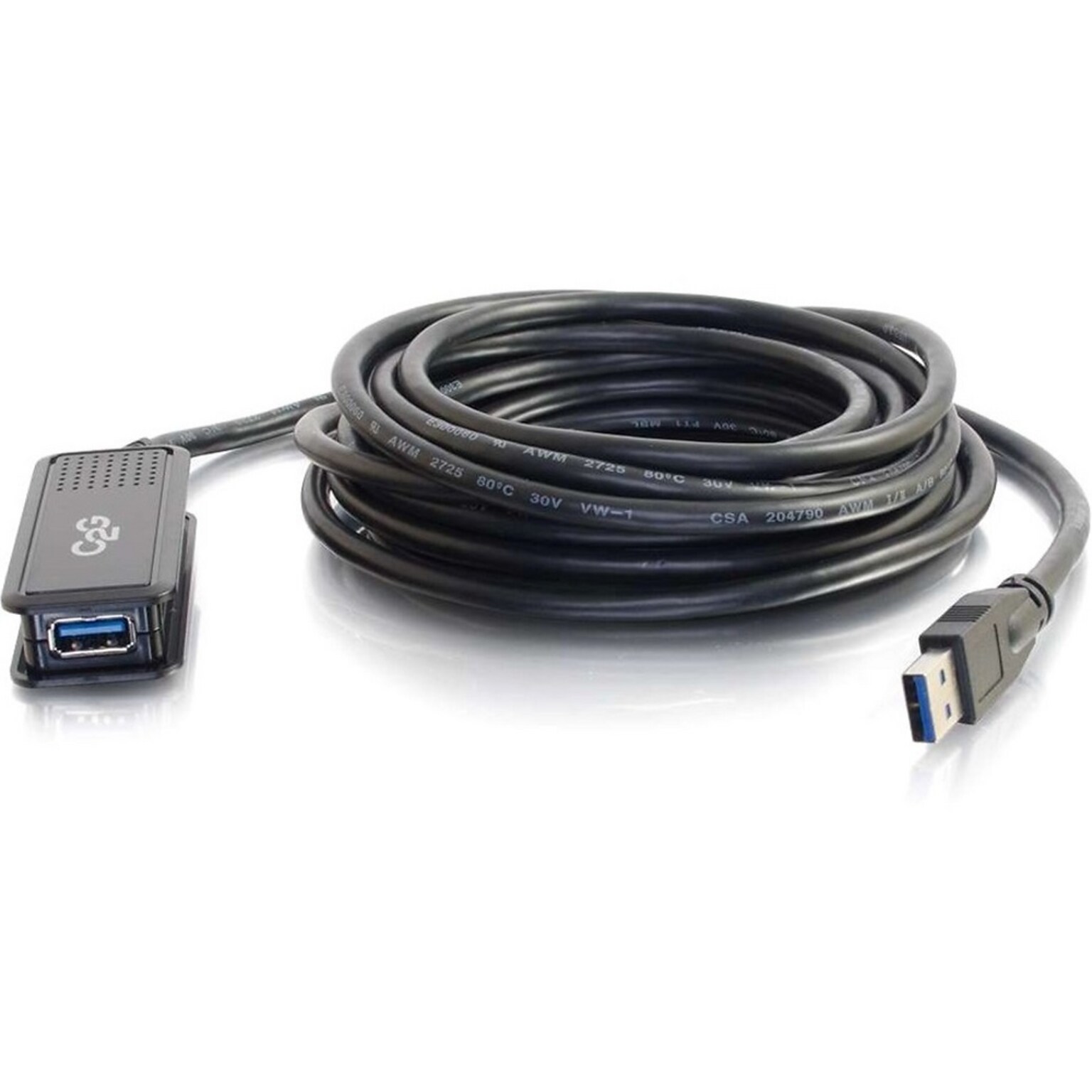 C2G 16.4 ft. USB-A to USB-A Extension Cable, Black (39939)
