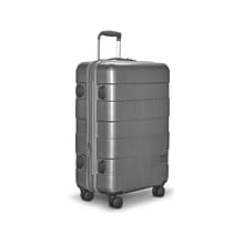 Solo New York Re:serve Recycled Plastic Check-In Spinner Luggage, Gray (UBN922-10)