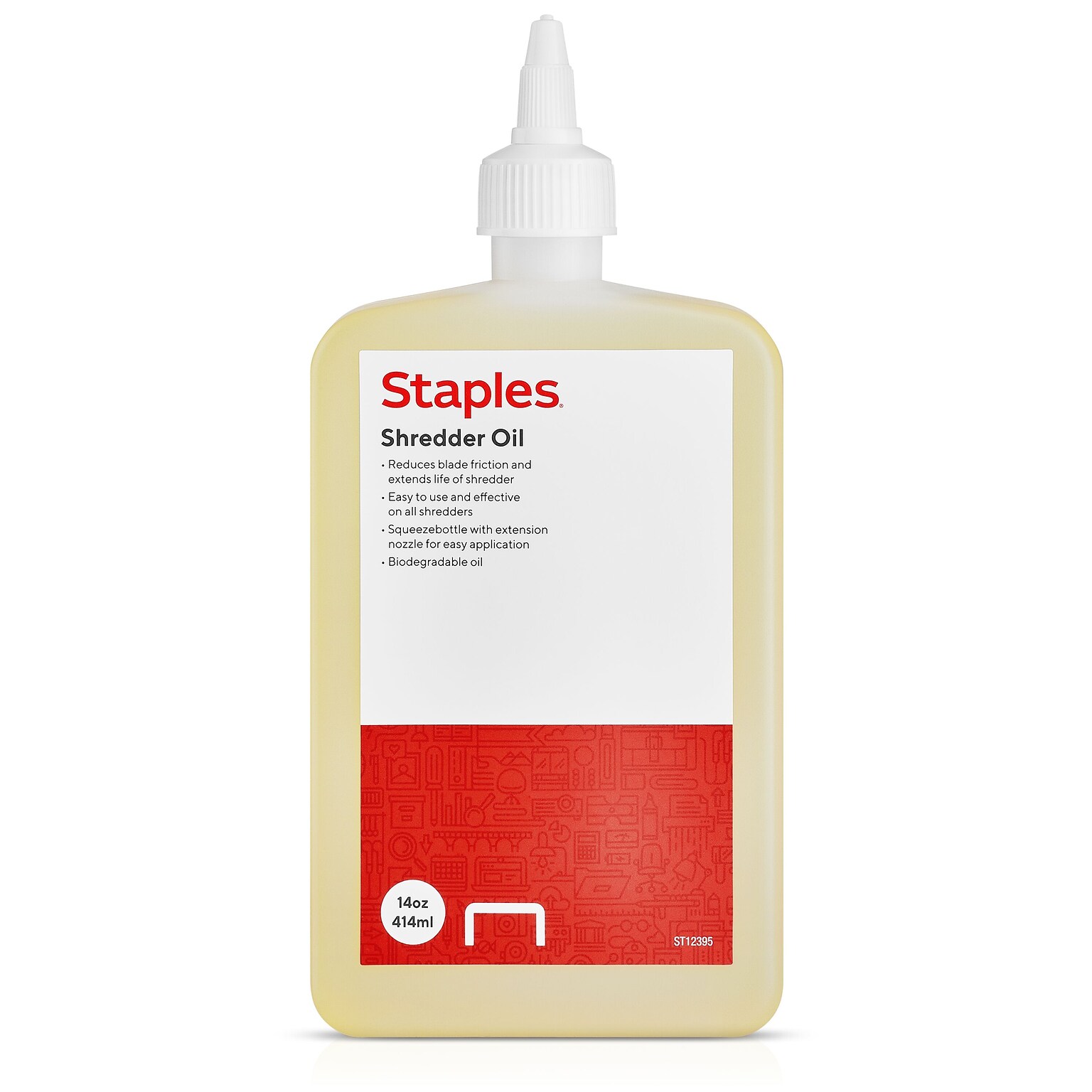 Staples Shredder Oil, 14 oz. (12395)