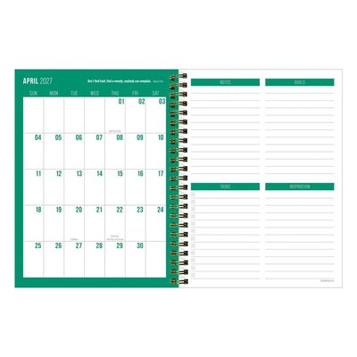 2027 TF Publishing All Week Long 6.5 x 8  Weekly & Monthly Standard Planner, Paperboard Cover, Multicolored (27-9206)