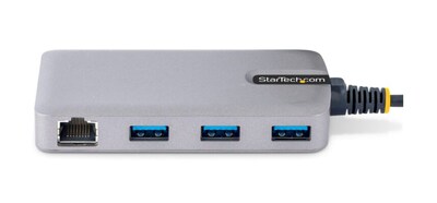 StarTech 4-Port USB 3.0 Hub, Gray (5G3AGBB-USB-A-HUB)