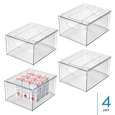 iDESIGN Drawers, Clear, 4/Set (27841M4)