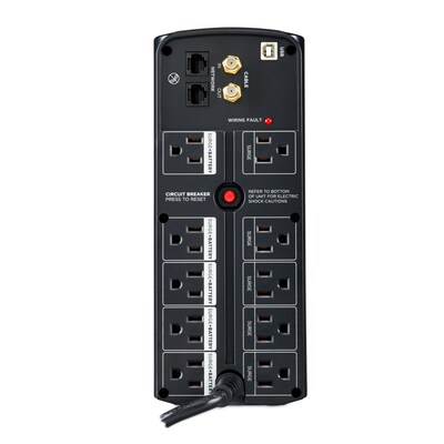 CyberPower 1500VA 10-Outlet Battery Backup UPS Systems, Black (LX1500GU3)