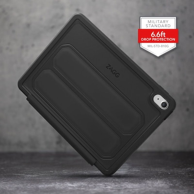 ZAGG Rugged Book Polycarbonate 10.9" Rugged Keyboard/Cover Case for Apple iPad (10th Generation), Black (103111478)