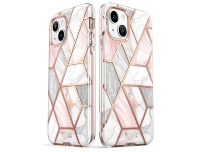 i-Blason Cosmo Marble Pink Case for iPhone 14 (iPhone2021/22-6.1-Cosmo-SP-Marble)