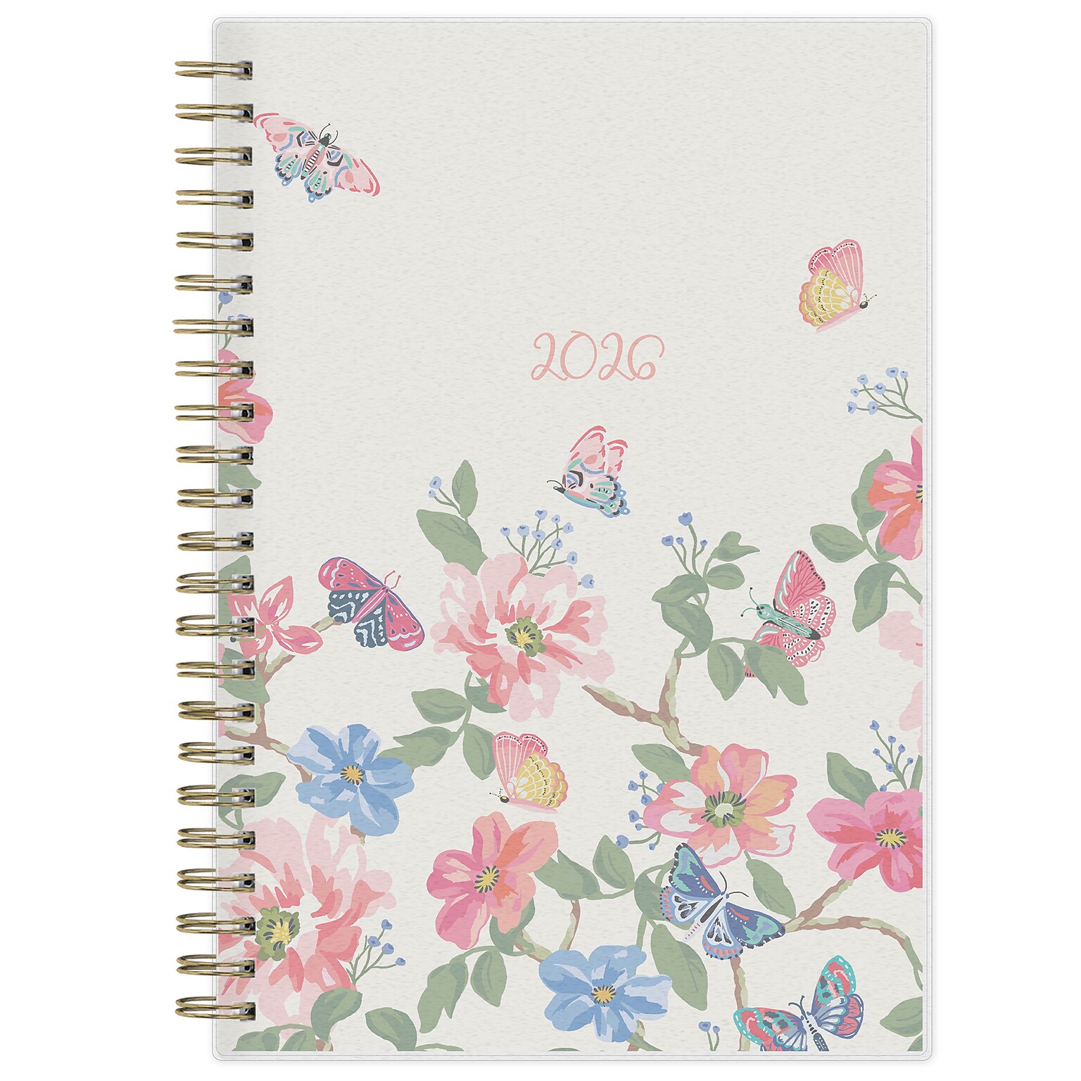 2026 Blue Sky Fly By 5 x 8  Weekly & Monthly Planner, Plastic Cover, Multicolored (140196-26)