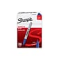 Sharpie Permanent Markers, Fine Tip, Blue, 36/Pack (1920932)