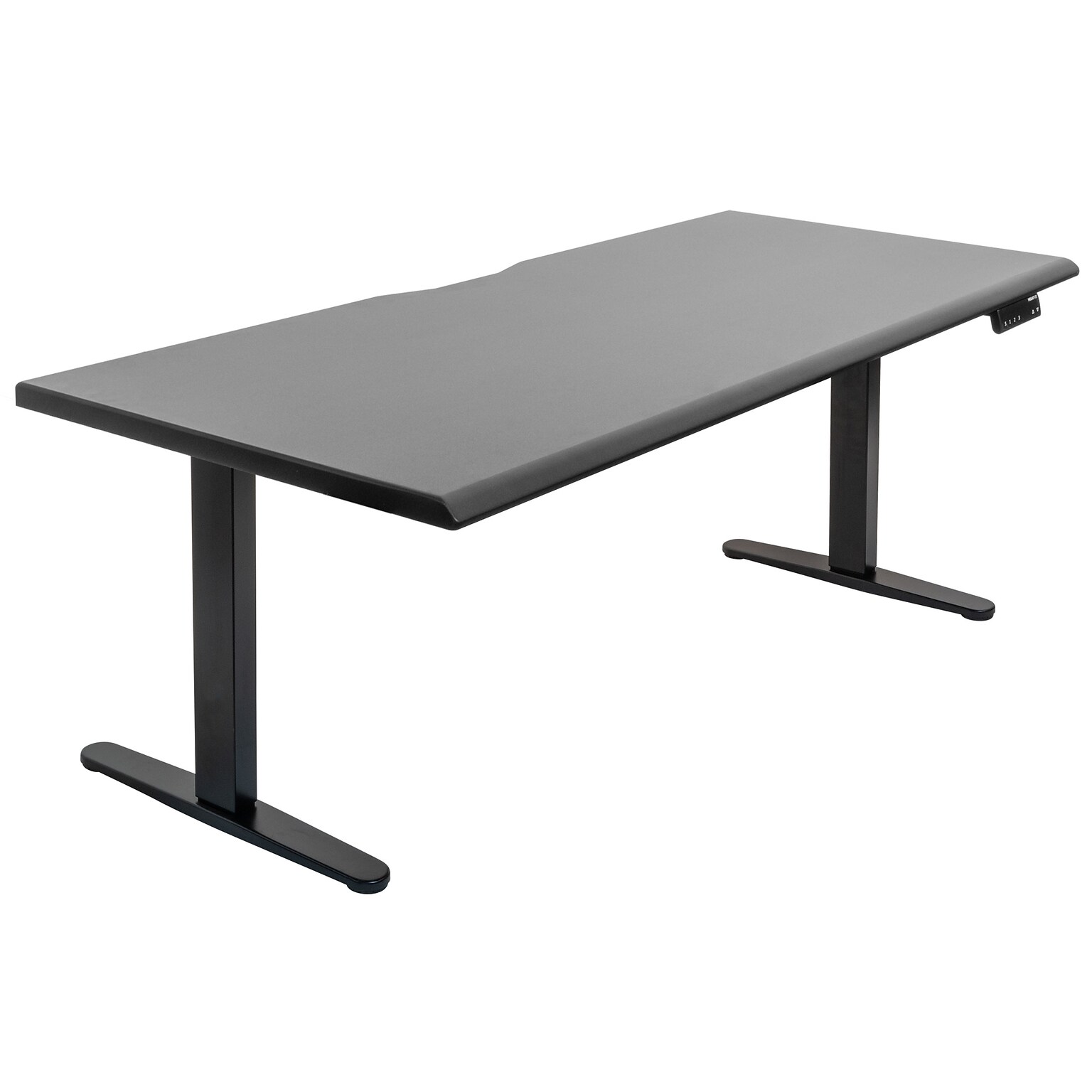 Mount-It! Dual Motor 72W Electric Adjustable Standing Desk, Black (MI-18122)