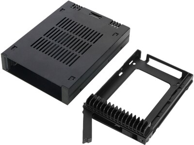 Icy Dock ExpressCage 2.5" External SATA/SAS Hard Drive Enclosure, SSD/HDD, Black (MB741SP-B)