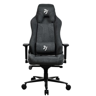 Arozzi Vernazza SoftFabric Ergonomic Racing Gaming Chair, Dark Grey (VERNAZZA-SFB-DG)
