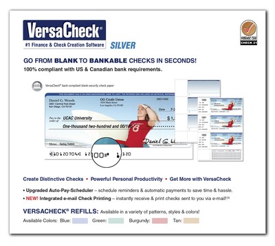 VersaCheck X1 Silver 2025 Download + VersaCheck ONLINE Silver, 1-Year Subscription (VCX1S-2321)