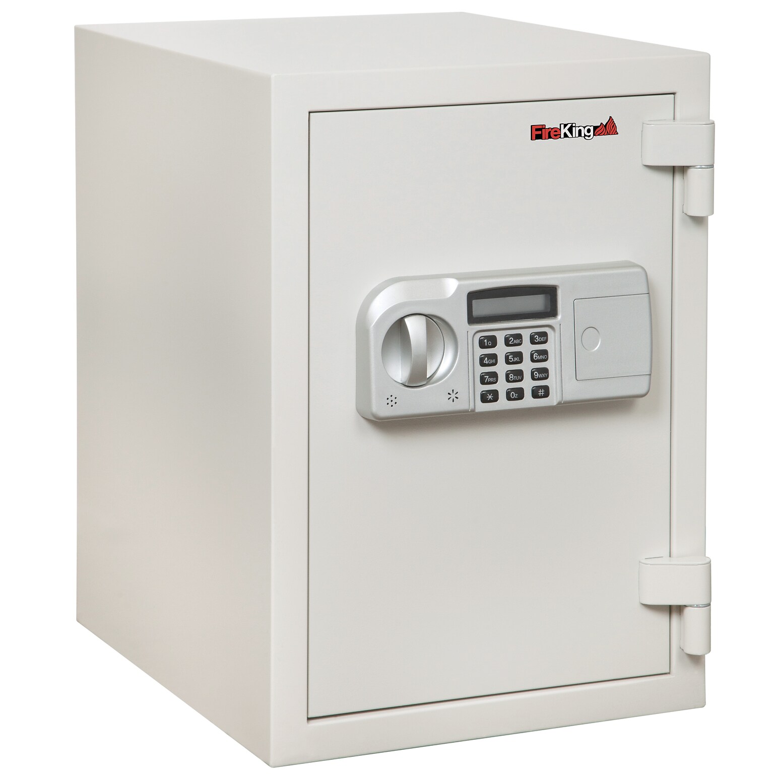 FireKing 1-Hour Fire Rated Safe with Tray and Shelf, 0.97 Cu. Ft., White (KF1509-1WHE)
