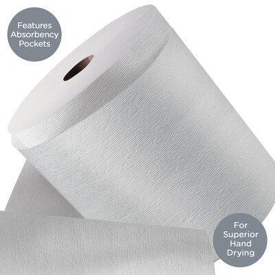 Kleenex Professional Recycled Hardwound Paper Towels, 1-ply, 425 ft./Roll, 12 Rolls/Carton (01080)