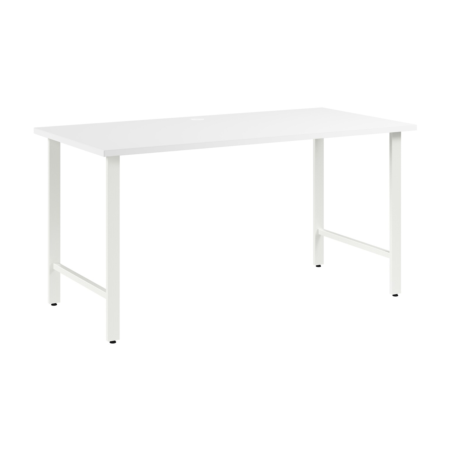 Bush Business Furniture Hustle 60W Computer Desk with Metal Legs, White (HUD160WH)