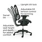 Union & Scale FlexFit™ 1500TM Ergonomic Mesh Swivel Task Chair, Black (UN28570)