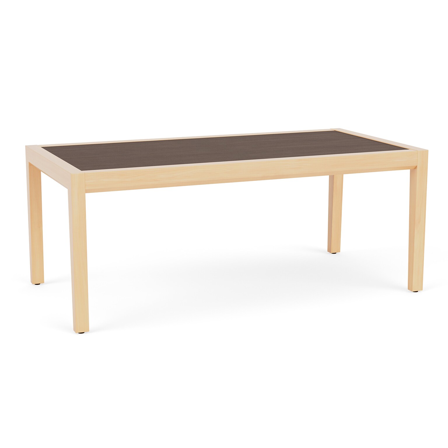 Lesro Brooklyn 40W x 20D Laminate Coffee Table, Riftwood Walnut/Natural (BK0840.WNA.TRW)
