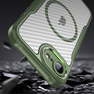 SaharaCase Venture Series MagSafe Phone Case for iPhone 16e, Shock Absorbing, Cactus Green (CP00823)