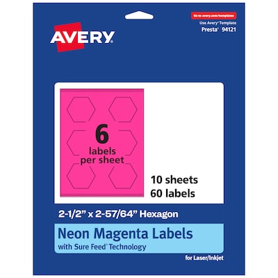 Avery Hemp Square Laser/Inkjet Multipurpose Labels, 2 x 2, Off-White (480/Box)
