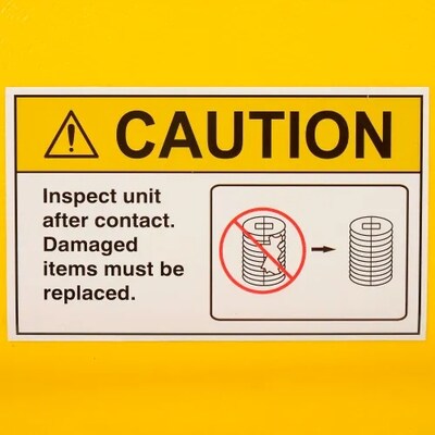 Global Industrial Column Protector, 12" Opening, Yellow (708165YL)