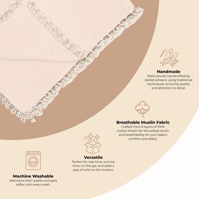 6-Layer Muslin Blanket Desert