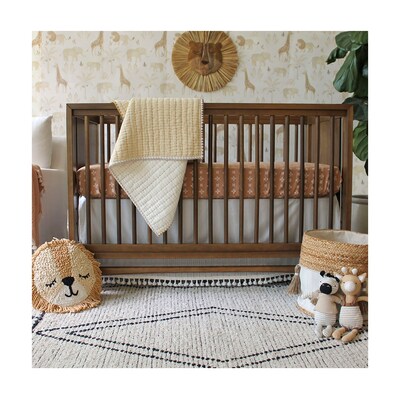 Baby Crane Kendi Quilted Blanket, Neutral (BC-120QB)