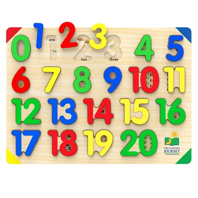 The Learning Journey International 21-Piece Lift & Learn 123 Number Puzzle (LJI285275)