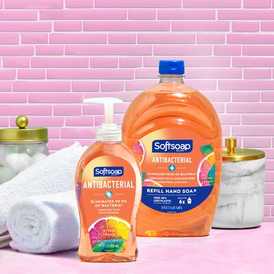 Softsoap Antibacterial Liquid Hand Soap, Crisp Clean Scent, 11.25 oz., 6/Carton (US03562)