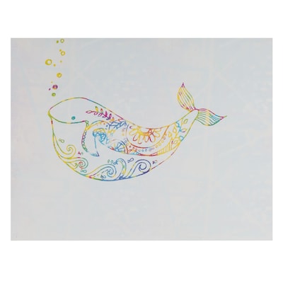 Dixon Now You See It! Radiant Gradient Art Paper, 8.5" x 11", White, 50/Sheets (PACAC4629)