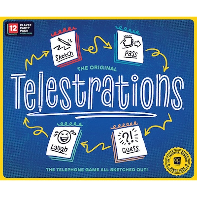 USAopoly Telestrations 12 Player: The Party Pack Game (USAPG000318)