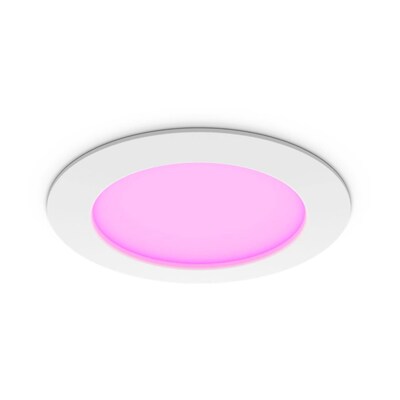 Philips Hue 15W Slim LED Smart Downlight, White And Color Ambiance  (579573)