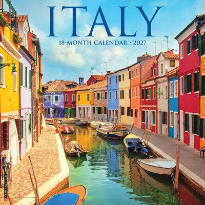 2027 Willow Creek Italy 12 x 12 Monthly Wall Calendar, Assorted Colors (60810)