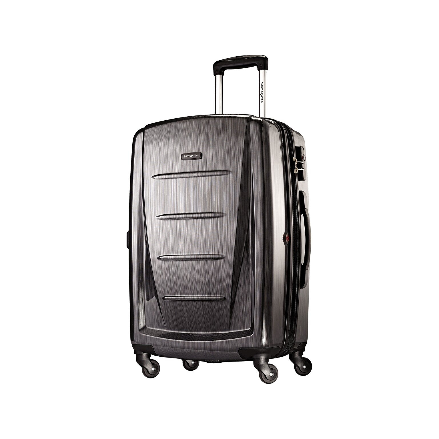 Samsonite Winfield 2 Fashion Polycarbonate 4-Wheel Spinner Luggage, Charcoal (56845-1174)